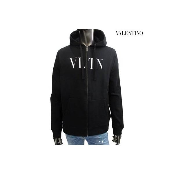 ヴァレンティノ(VALENTINO) メンズ パーカー フーディー ロゴ フロント 