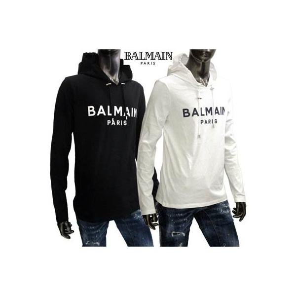 バルマン BALMAIN メンズ トップス パーカー フーディー ロゴ 2color