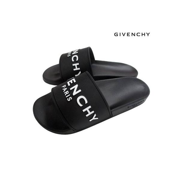 ジバンシー GIVENCHY メンズ 靴 サンダル シャワーサンダル ロゴ GIVENCHYロゴ付シャワーサンダル ブラック BH300H H0EP  001 (R36000) 02S