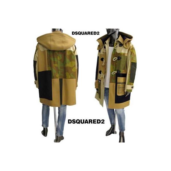 ディースクエアード DSQUARED2 メンズ アウター コート パッチワーク