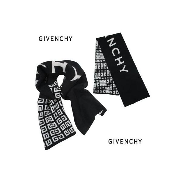 ジバンシー マフラー ストール GIVENCHY ビックロゴ 総柄4Gモノグラム