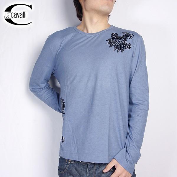 ジャストカバリ(JUST Cavalli) 長袖Tシャツ ロングTシャツ カットソー