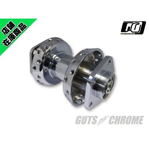 GUTS CHROME（ガッツ クローム） デュアルフランジハブ クローム 73-99