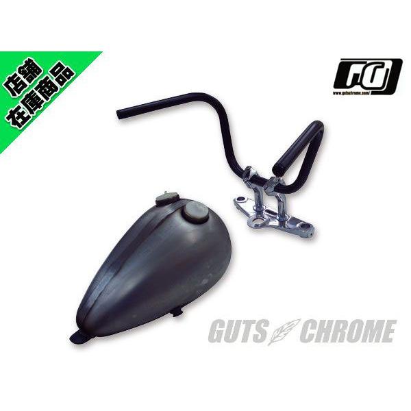 GUTS CHROME（ガッツ クローム） ハーレー ハンドル ブラック