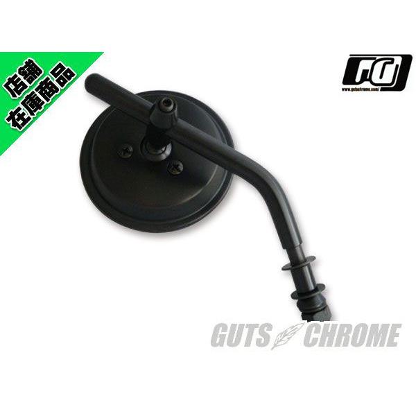 クロ GUTS CHROME（ガッツ クローム） 3インチラウンドミラー ブラック