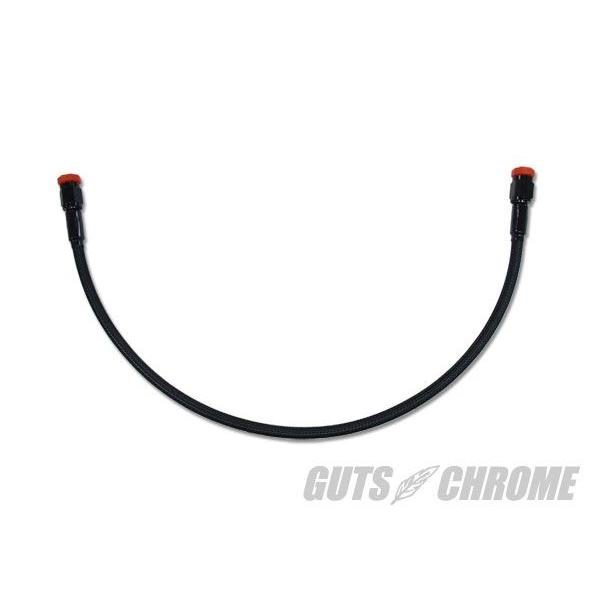 GUTS CHROME（ガッツ クローム） 布巻きブレーキホース ブラック 16
