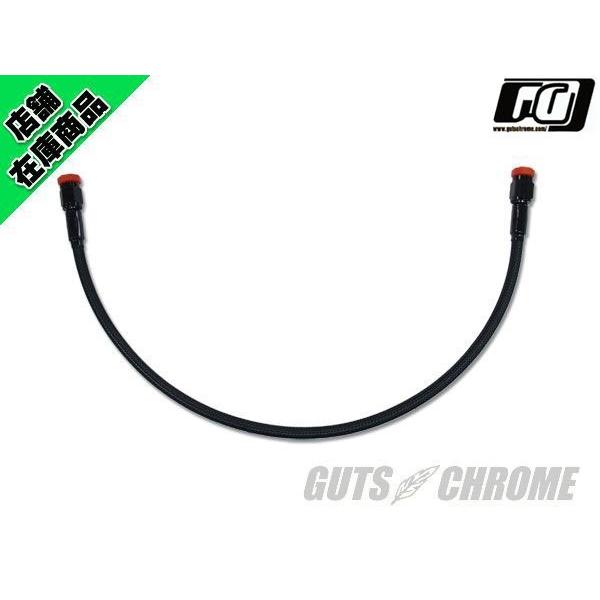 GUTS CHROME（ガッツ クローム） 布巻きブレーキホース ブラック 43