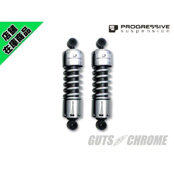 プログレッシブダイナリアサスペンション412-4037ブラックハーレー