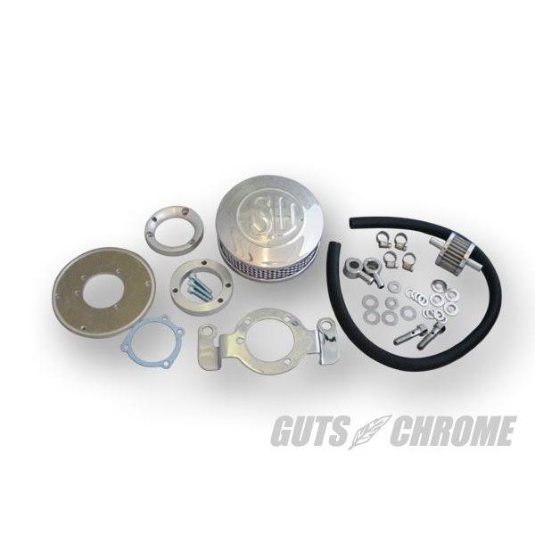 GUTS CHROME CVキャブ&EFI(インジェクション)用SUエアクリーナー