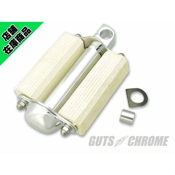 GUTS CHROME（ガッツ クローム） バイシクル キックペダル 白 : ガッツ