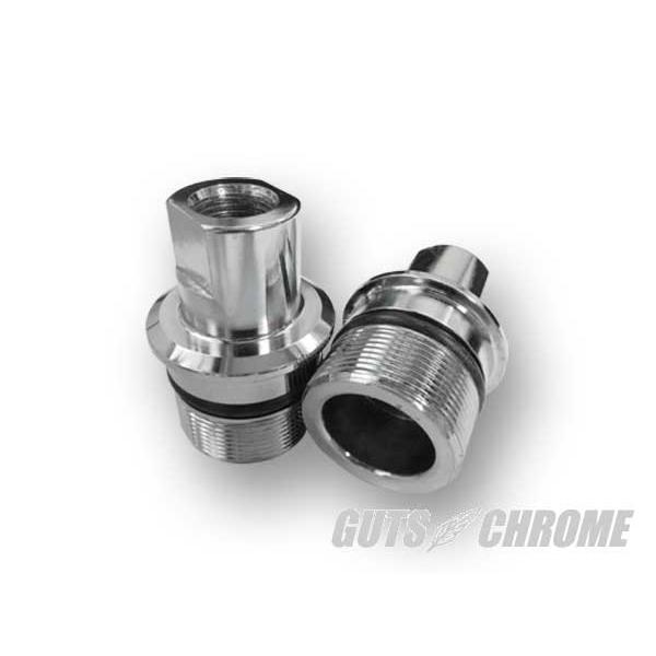 専用　4セット GUTS CHROME（ガッツ クローム） フォークチューブプラグ 41mmフォーク