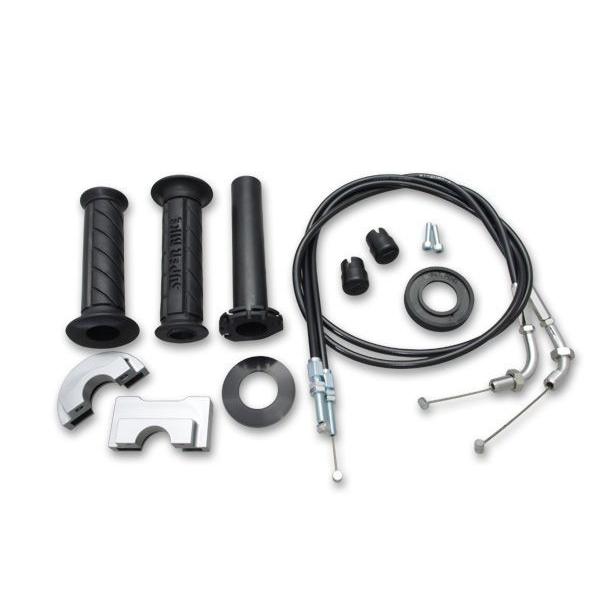 汎用 ハイスロキット 100cmSTD ガンメタ (Z1/Z2/Z250/Z500/Z550/Z650