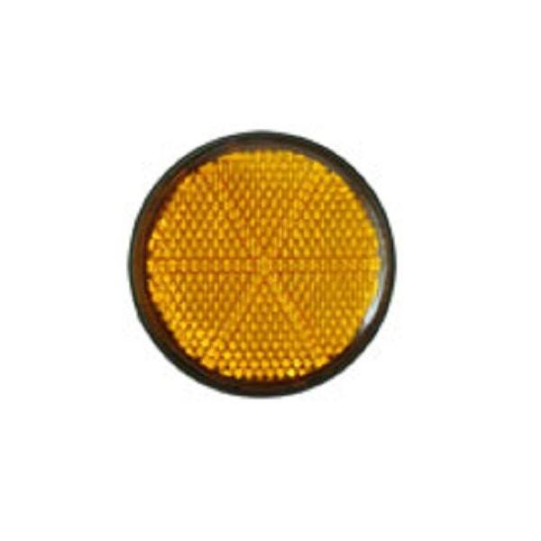 ■81-1191 サイドリフレクター イエロー/黒リム　（Z1/Z2/ZI/ZII/RS/Z750/Z900/Z1000/A4/A5/KZ/RS