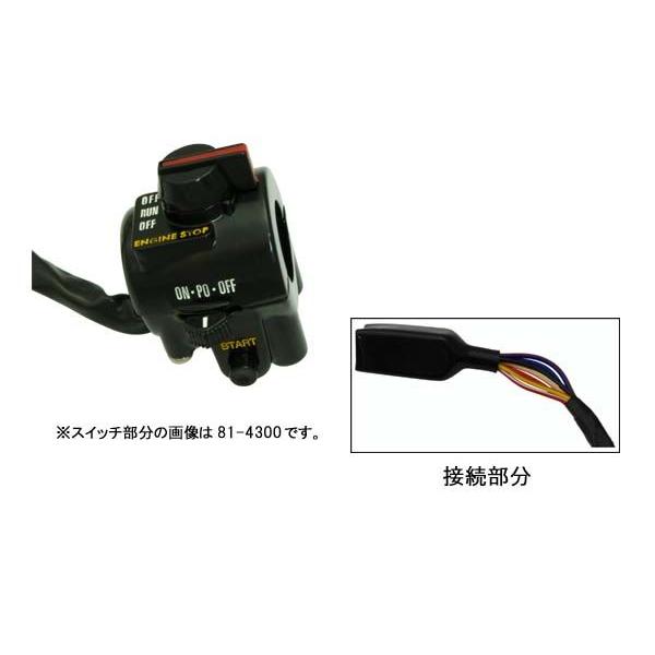 81-4302 D1/A1/A2/Z1R ハンドルディマースイッチ 右側 （Z750/Z1000A1