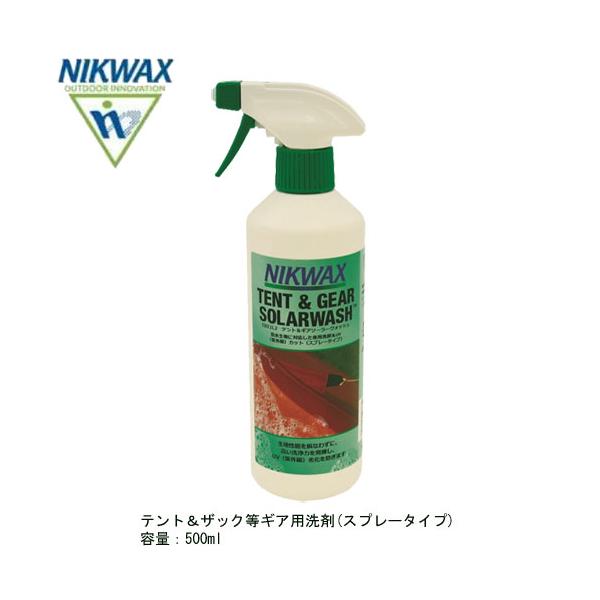ニクワックス NIKWAX テント&ギアソーラーウォッシュ テント＆ザック等ギア用洗剤(スプレータイプ)：EBE1L2