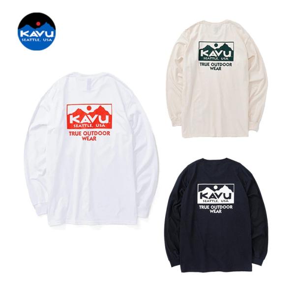 カブー  KAVU LS TRUE Logo Tee トゥルーロゴ ロングスリーブTシャツ メンズ 19822326 25FW