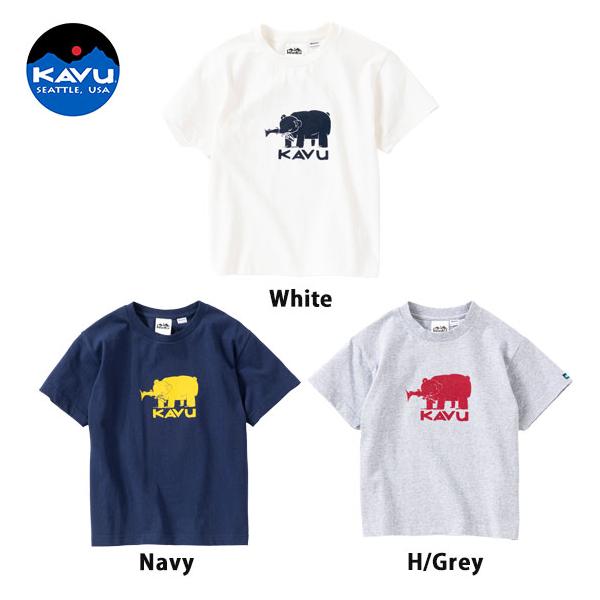 【在庫処分セール】カブー キッズ Tシャツ KAVU K's Hai Bear Tee：19821873