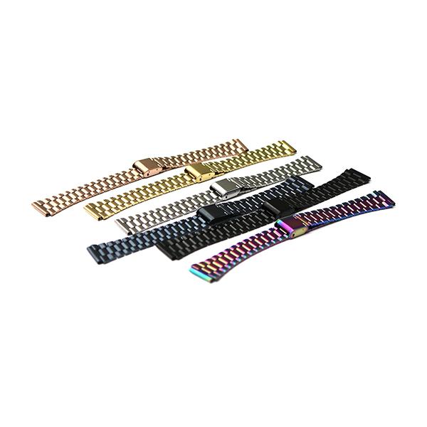 カシオ(casio)F91W、F84、F105、FF84、F105、F108、A158、A159、A168、A169、B650 AQ230などに互換性のある凸型ステンレスバンド。コマはヘアライン加工、厚みが約2mmのステンレス巻き込みタイプ...