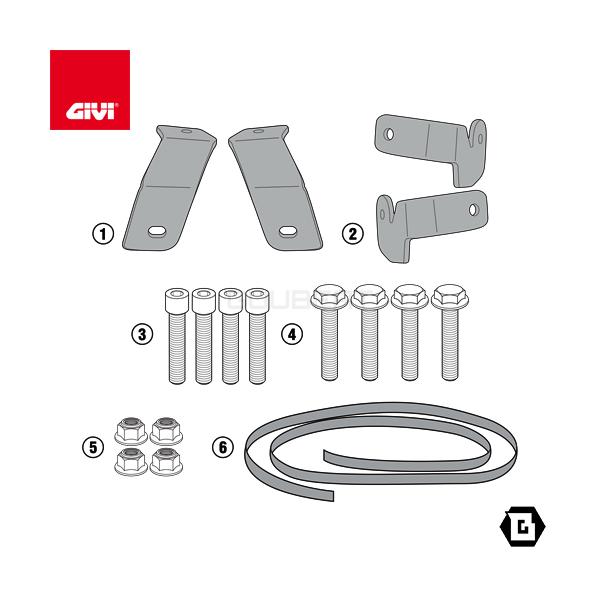 GIVI 1146KIT 取付キット サイドケースホルダー用 / ST604 MULTI LOCK