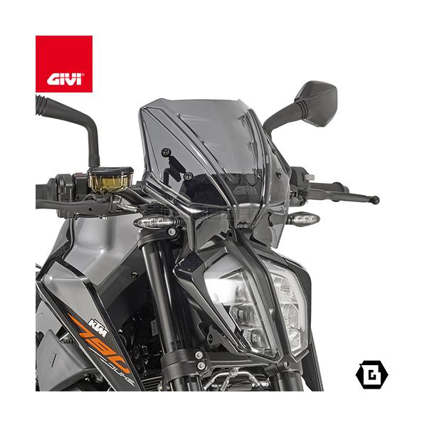 GIVI A7708 スモークスクリーン／KTM 890 DUKE R (21 - 23) / KTM DUKE