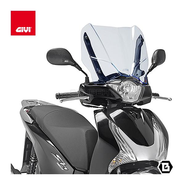ホンダ　フュージョン　honda givi ロングスクリーン GIVI（ジビ） GIVI D1128BL スクリーン ICE ブルー発光タイプ 純正取付