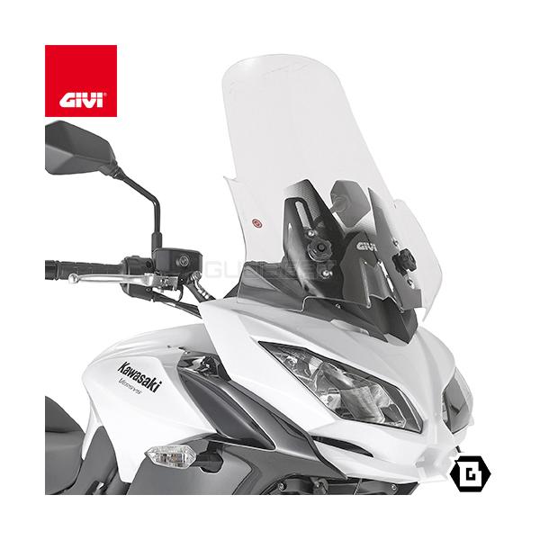 実働✴︎横浜★USB★ETC★GIVIスクリーン★フュージョンX2006年式最終型 GIVI（ジビ） GIVI D4122ST クリアスクリーン｜KAWASAKI ヴェルシス