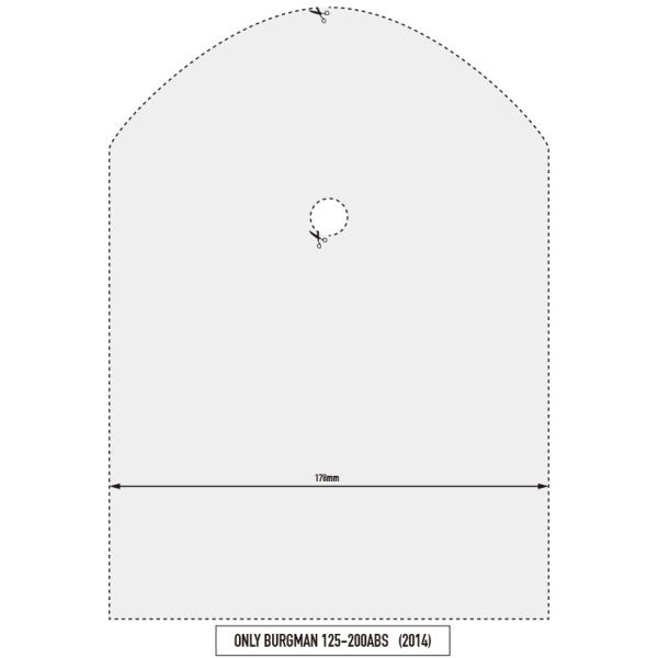 Parabrezza Suzuki Burgman K7 fino al 2013 cilindrata 125-200
