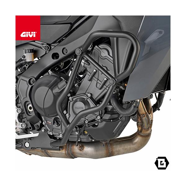 GIVI TN2171は、車種専用のエンジンガードです。スチール製の25mm径のパイプを採用し、質実剛健なデザインが特徴です。衝撃性に優れ、万が一の転倒による足の挟み込み防止や、障害物への衝突から車体を保護します。機能性の向上・スタイルアッ...