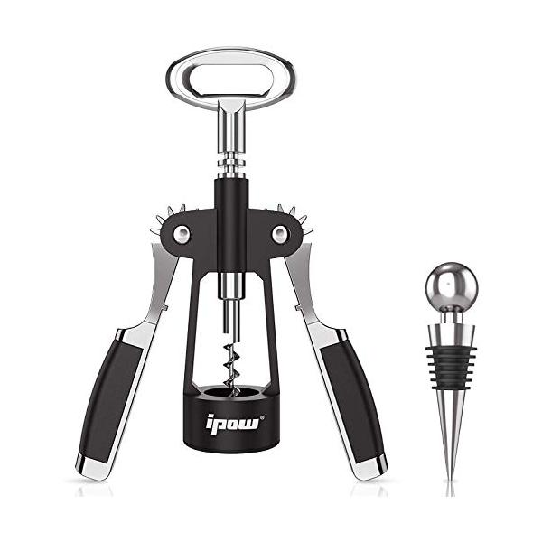 IPOW2 in 1 ウィングコルクスクリューワインボトルオープナー