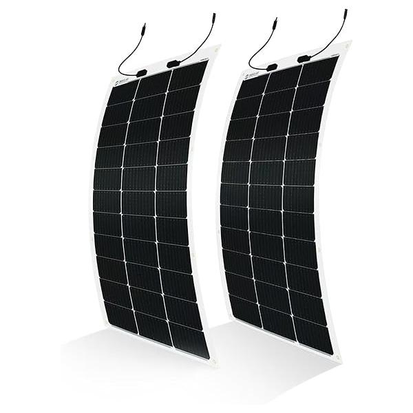 ソーラーパネル GWSolar 120W GW-120B 全並列 GWSOLAR 120WX2枚組 フレキシブル 太陽光パネル ファイバーグラス素材