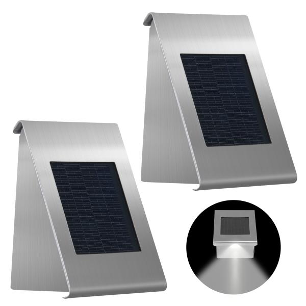 GWSOLAR 表示灯 玄関灯 門柱灯【ドイツに生まれたシンプルなデザイン!! 質感溢れる LED ポーチライト!!】明るさ 20lm　足元を照らす間接照明 型番：GW-SS312W