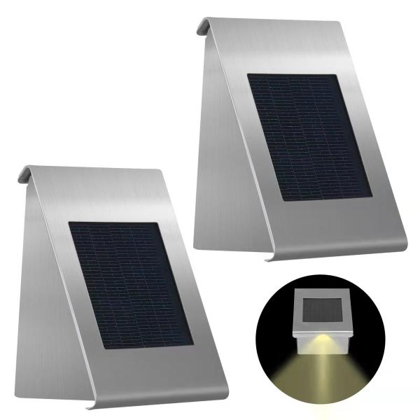 GWSOLAR 表示灯 玄関灯 門柱灯 電球色ドイツに生まれたシンプルなデザイン! 質感溢れるLED ポーチライト!明るさ 20lm 足元を照らす間接照明型番：GW-SS312WW-2p