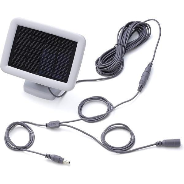 GWSOLAR ソーラーセンサーライト、ソーラーパネル増設接続用 5m /1.2mケーブル付、L字型取付金具付【 6V充電仕様/ 1Wソーラーパネル】(型番：SM-100Y-G)