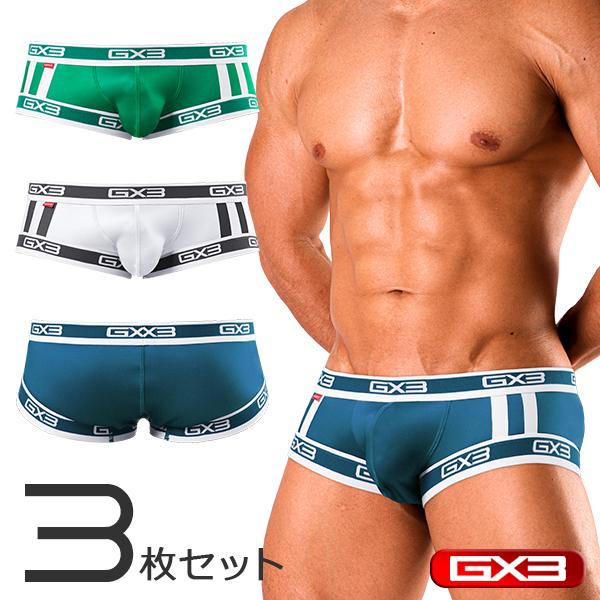 3枚パンツセット Gx3 ジーバイスリー Sports Dry ダブルライン ボクサーパンツ K1221 Gx3 通販 Yahoo ショッピング