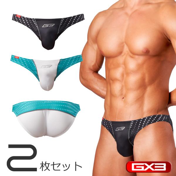 GX3 2枚パンツセット GX3/ジーバイスリー GLOSS SPORTS Vビキニ