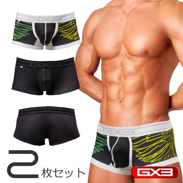 GX3 2枚パンツセット GX3/ジーバイスリー GLOSS TOUCH BASIC ボクサー