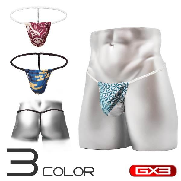 気軽に【日本男児スタイル】を楽しめる！と大人気のGX3【褌-FUNDOSHI-】。『和』を感じさせる、粋でスタイリッシュなオリジナルプリントに仕上げました。日本の伝統的なアンダーウェアである『ふんどし』に、快適なフィット感をプラスした穿き心...