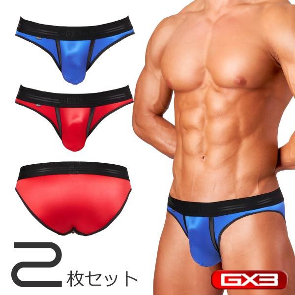 【2枚パンツセット】GX3/ジーバイスリー SHINE PLUS COLOR スリムブリーフ#NP20