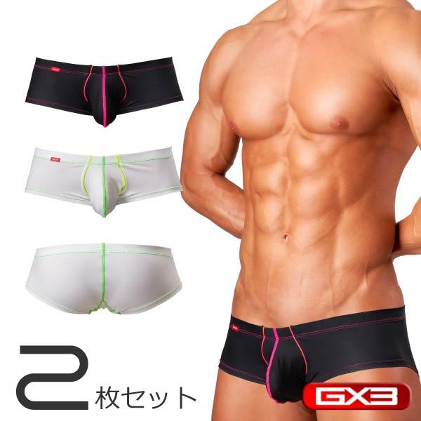 【2枚パンツセット】GX3/ジーバイスリー GLOSS NEON ローライズボクサー#NP15