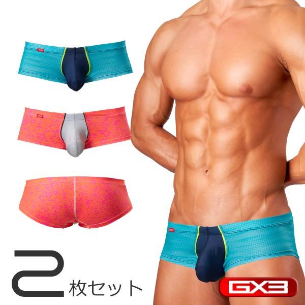 【2枚パンツセット】GX3/ジーバイスリー GLOSS NEON COLOR ローライズボクサー#NP15