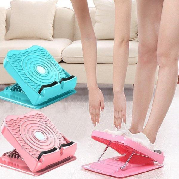 足のむくみや疲れでお悩みの方に！乗るだけで足全体を効果的にストレッチ！ハムストリング、ふくはぎ、アキレス腱、足首がしっかり伸びて気持ちいい。血行促進してむくみ改善＆代謝UP！運動前のストレッチや足底筋膜炎などのリハビリにも効果的です。座りな...