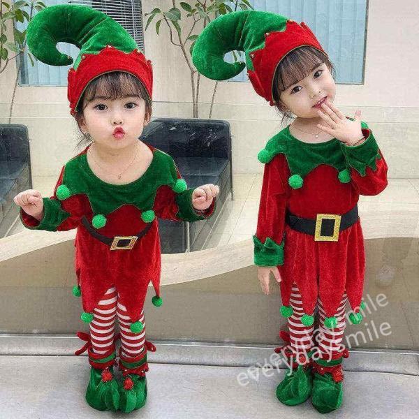 サンタ服 女の子 キッズ サンタコスプレ サンタクロース コスチューム 衣装 クリスマス衣装 セット ワンピースパーティー 子供用 かわいい