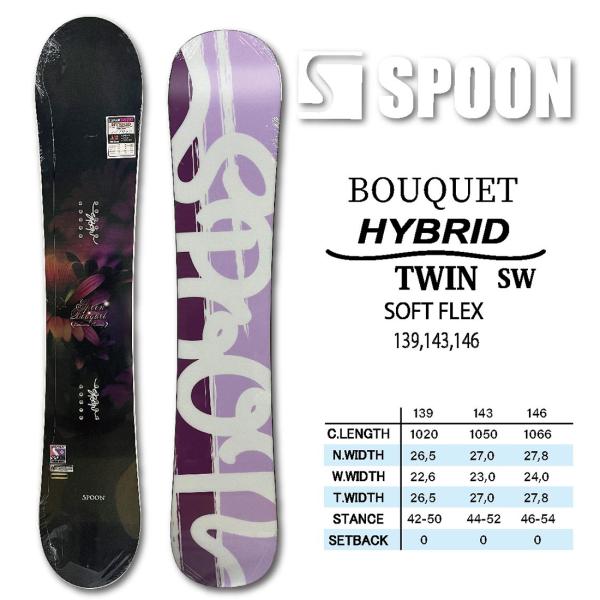 SPOON（スプーン） スノーボード スノボー 板 SPOON BOUQUET 2025