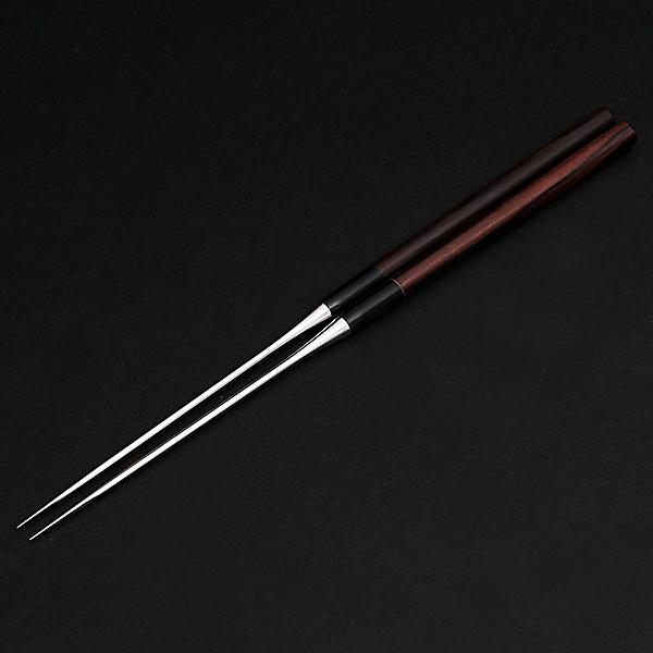 黒壇　御盛箸セット 堺 孝行 ステンレス鋼 盛箸 黒檀柄 – 清助刃物 Japan