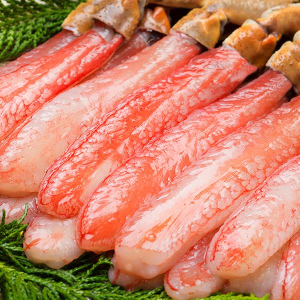 生ズワイガニ棒ポーション9Lサイズ500g（お刺身・しゃぶしゃぶ用）　冷凍便