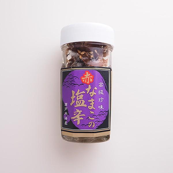 【内容(量)】赤なまこ塩辛 60g【原材料(産地)】赤なまこ、ごま、食塩、発酵調味料、香辛料、調味料（アミノ酸等）、ph調整剤、ビタミンB1、増粘剤（キサンタン）【賞味期限】冷凍保存で1ヶ月