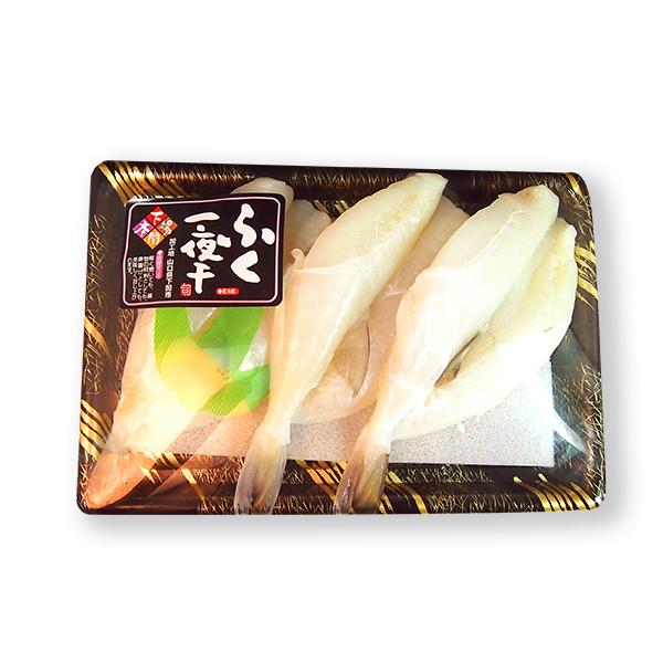 【内容(量)】フグ一夜干し 1パック(3-4尾)【原材料(産地)】ふぐ（中国産）、食塩/pH調整剤、ソルビット、調味料（アミノ酸等）【賞味期限】冷凍保存で2ヶ月【注意点】時期によって3枚と4枚のときがございます。【備考】色々な干物を一枚から...