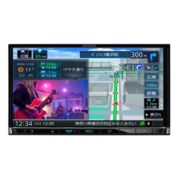 JVCケンウッド ケンウッド MDV-S709 フルセグ地デジ DVD/CD/USB