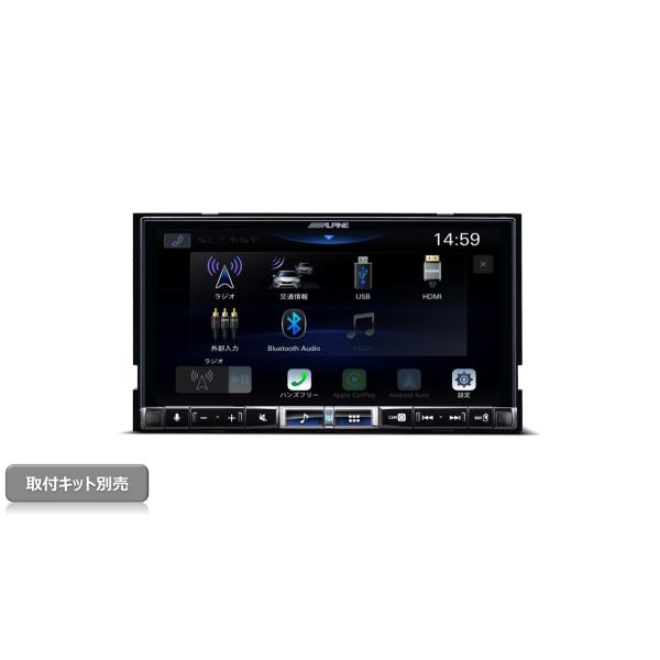 ディスプレイ・モニター本体 ALPINE 700W ALPINE アルパイン DA7-WL 6.8型ディスプレイオーディオ
