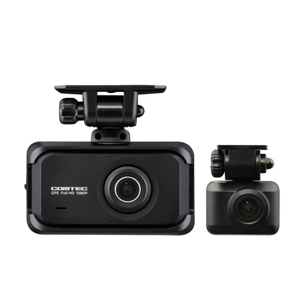 コムテック ZDR055 前後200万画素ドラレコ STARVIS 2搭載で夜間撮影性能向上 SDカードメンテナンスフリー ZDR-055